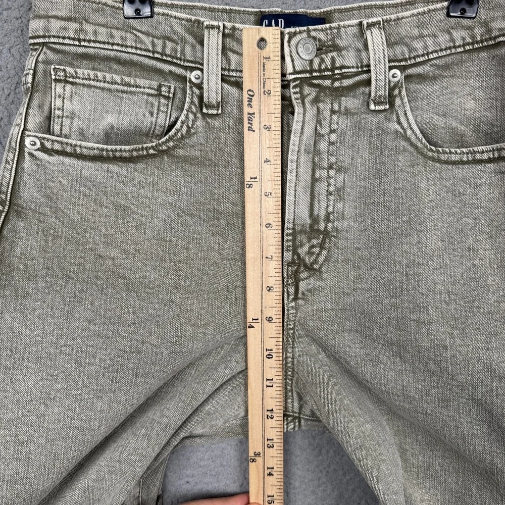 Gap Jeans Womens 6 Short Gray Barrel Leg Denim Indie Edgy Grunge‎ Y2K Classic